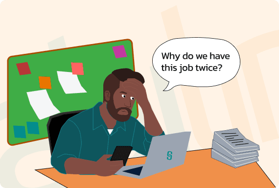 Illustration Sabilink des arrieres d'ordres de travail